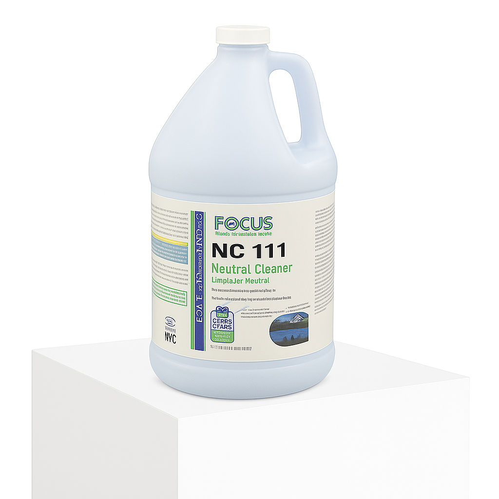 Focus Neutral Floor Cleaner, Eco Friendly 1 Gallon (4-Count)