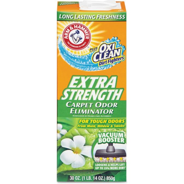 01119 Arm & Hammer Extra Strength Carpet & Room Odor Eliminator 30Oz, 3/Pack