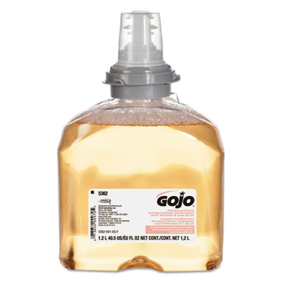 GOJO FTX Foam Antibacterial Hand Wash, Refill Fresh Fruit Scent, 1,200 ML, 2/Case 5362-02