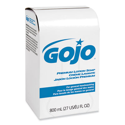 GOJO Liquid Soap Cartridge, 800 mL Waterfall Scent 9106-12 (12/Case)