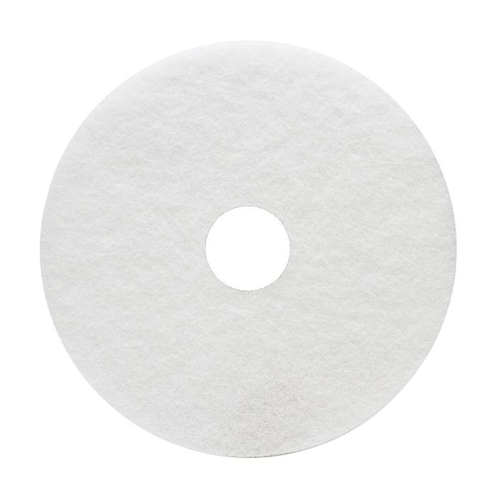 White Polish Floor Pads 21&quot; (5-Count)