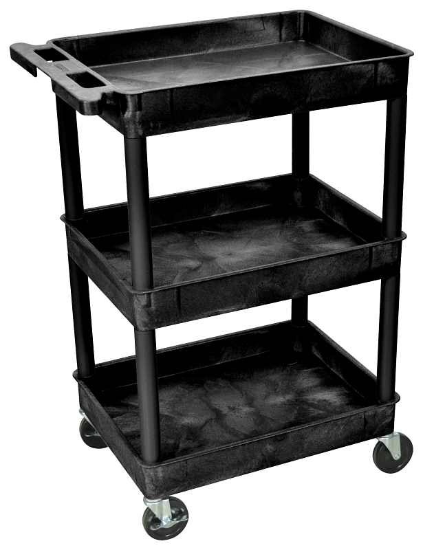 Utility Cart, 3 Shelf 20&quot;x39&quot;
