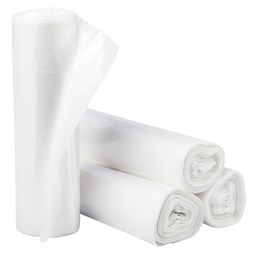 High Density Clear Recycling Bags, 40-45 Gallon 40&quot;x48&quot; 16 Micron (250-Count)
