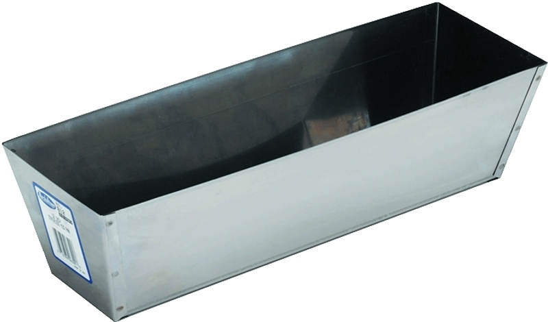 Handheld Drywall Mud Pan, 12&quot; x 3&quot; Galvanized Steel