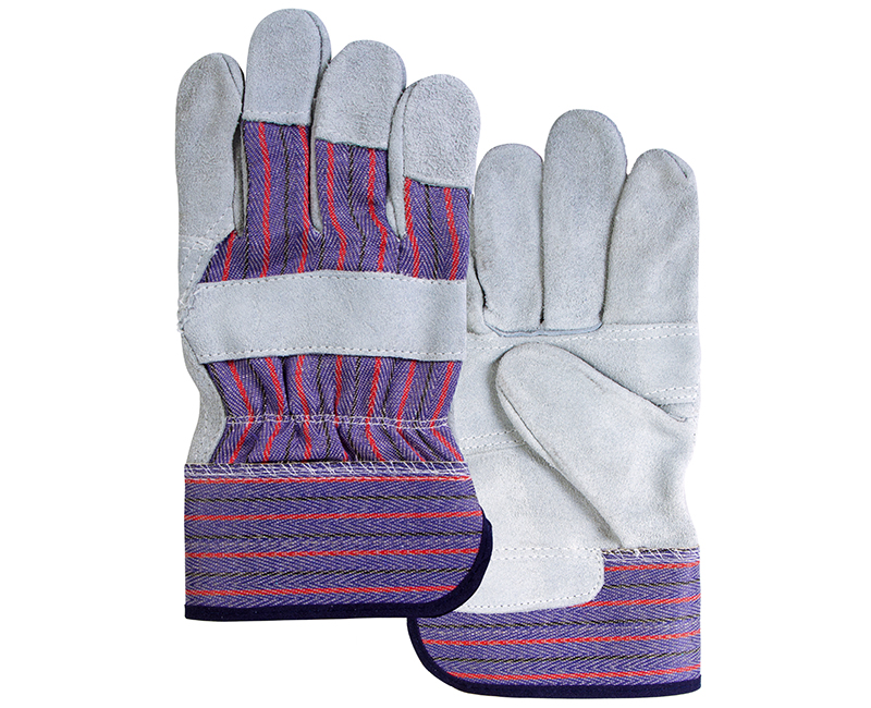 Durable Leather Palm Working Gloves W/Cuff (12-Count)