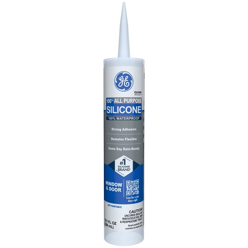 Silicone Clear Window &amp; Door 9.8 Oz (12-Count)