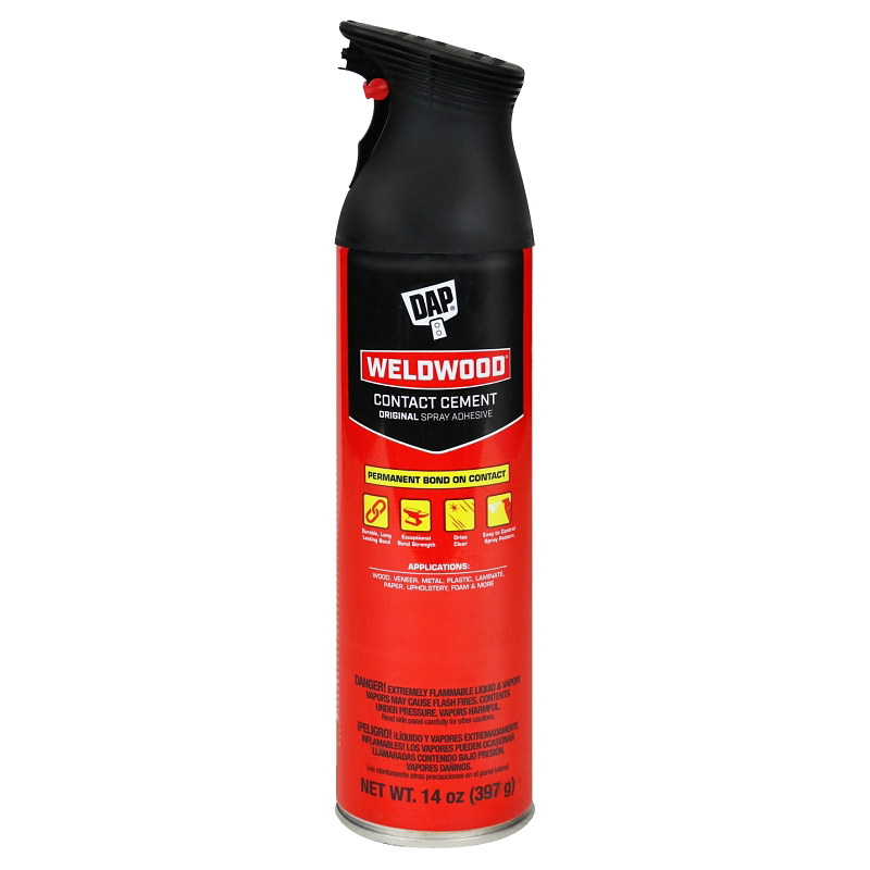 Contact Cement Adhesive Spray, Aerosol 11 Oz Can
