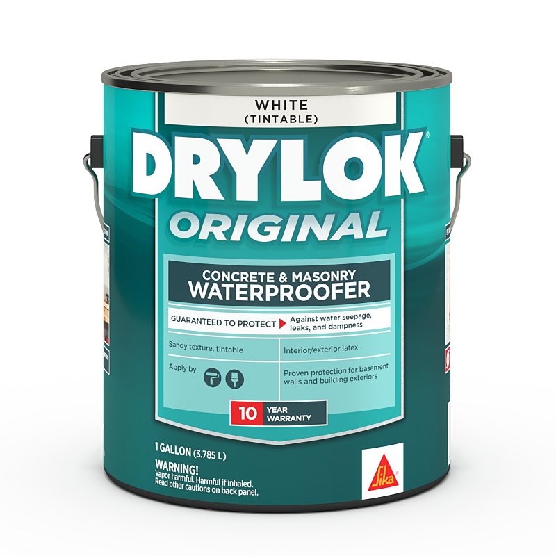 Drylok 27513 White Latex Masonry Waterproofer, 1 Gallon