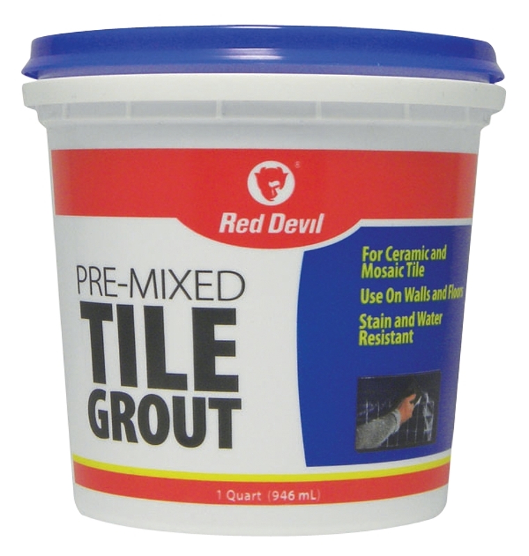 Ready Mix Wall Grout White Qt.