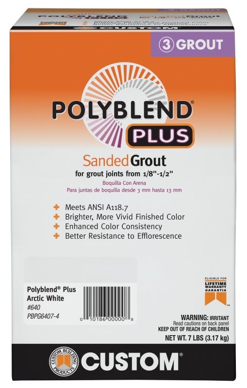Floor Grout 7 lb. - White (Sanded)