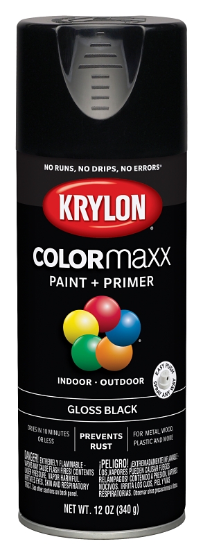 Krylon Spray Paint High Heat Black 12 Oz. (6-count)
