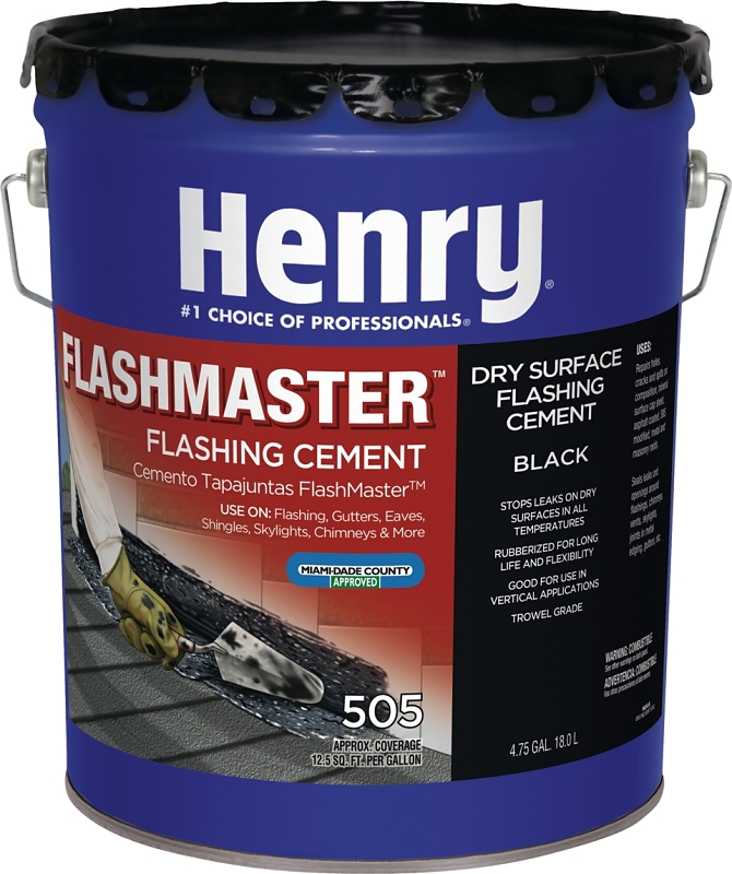 40005 Flashing Cement 5 Gal. (Heavier Than Roofing Cement, Used Around Walls & Seams)