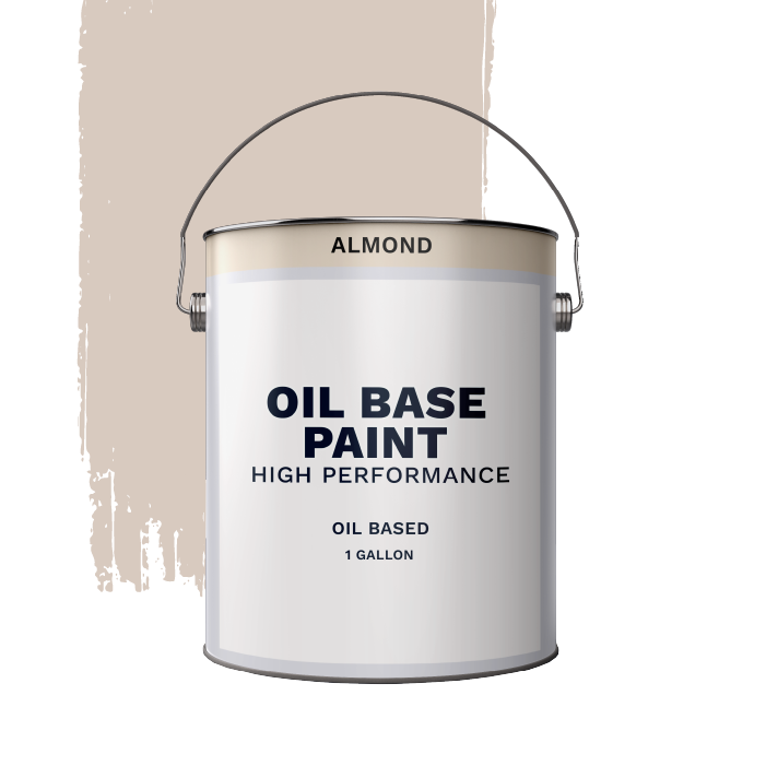 Alkyd Oil Base Paint Almond 1 Gallon