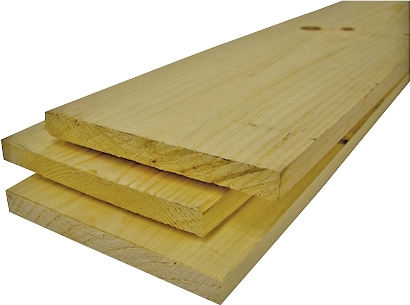 Pine Board 1&quot; x 12&quot; x 12&#39;