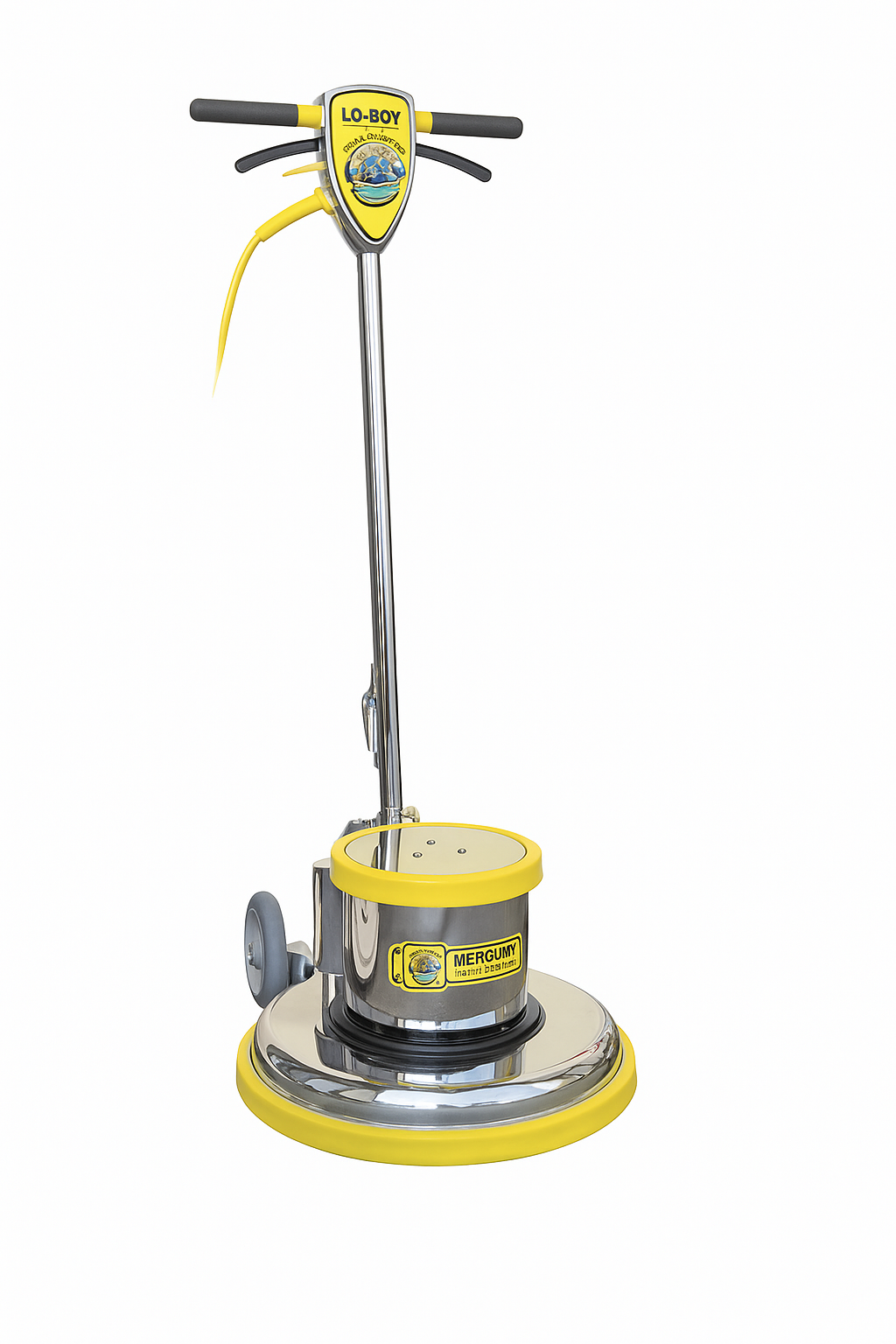 Floor Machine 19&quot; Scrub &amp; Buff 1.5 HP 175RPM Brush Speed, Includes Pad Driver