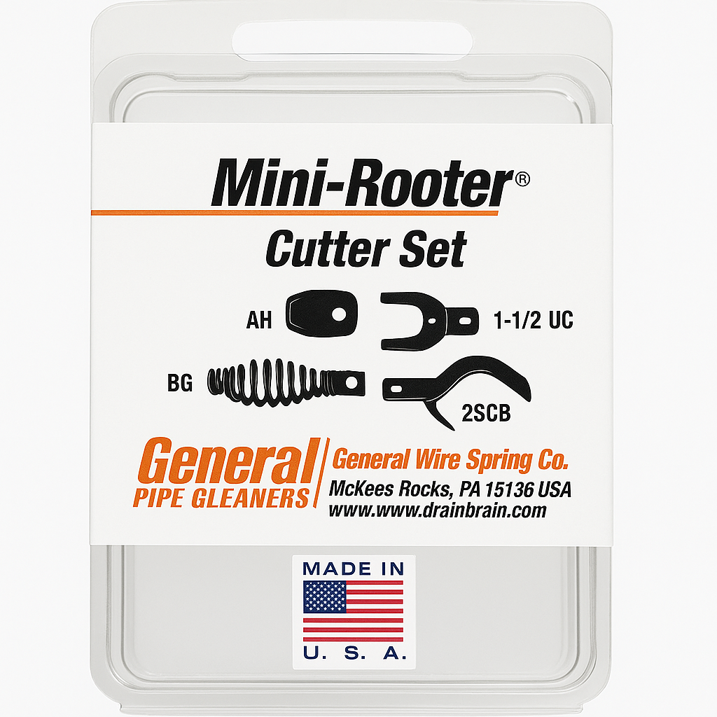 Cutter Set for Mini Rooter, General