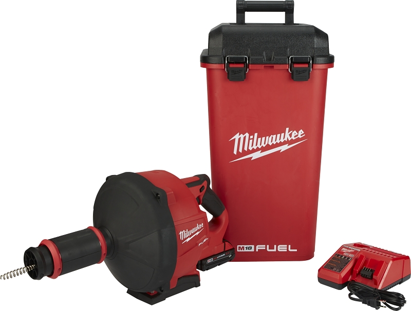 Drain Snake, Electric 18 Volt Milwaukee M18, With 5/16&quot; x 35&#39; Cable