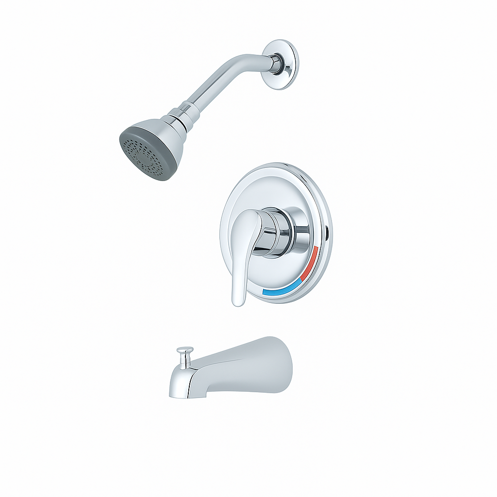 Gerber Style Single Lever Shower Body w/Pressure Balance