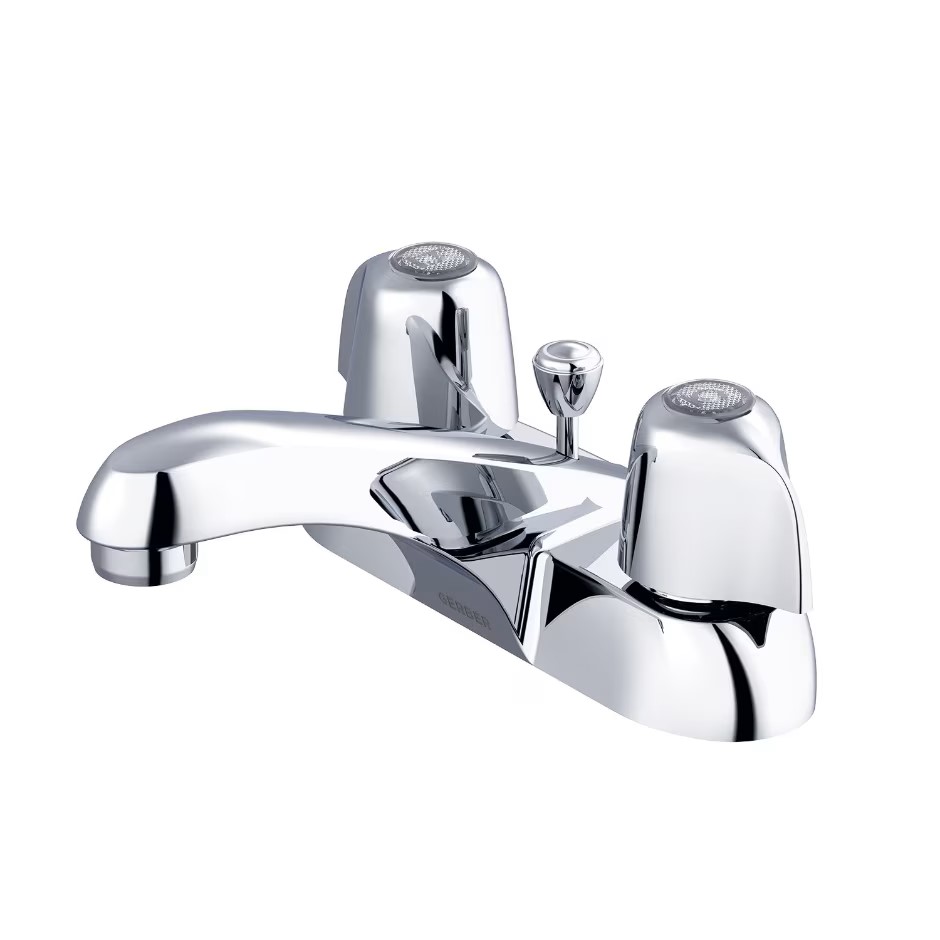 88005 Gerber 43-431, Lavatory Classics Faucet 2 Handle 4' Center, With Pop Up