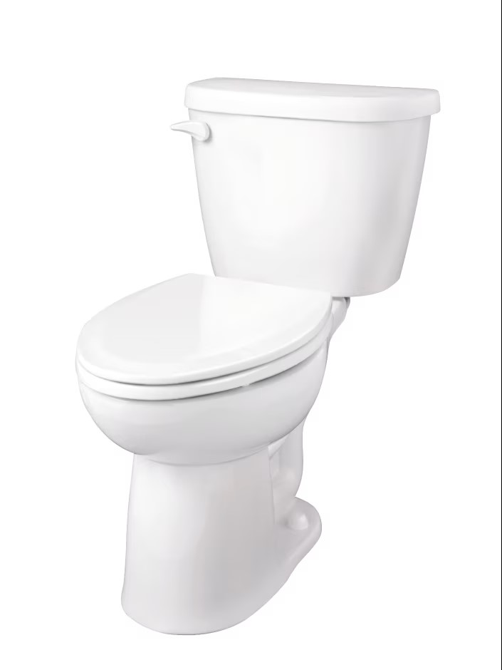 88034 Gerber Toillet 10" Rough, Round, Tank & Bowl.