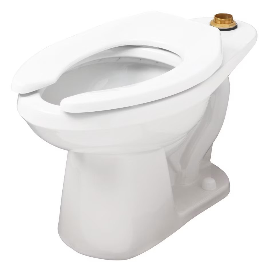88040 Gerber Toilet 10" Rough, Round, Back Spud, Bowl Only.