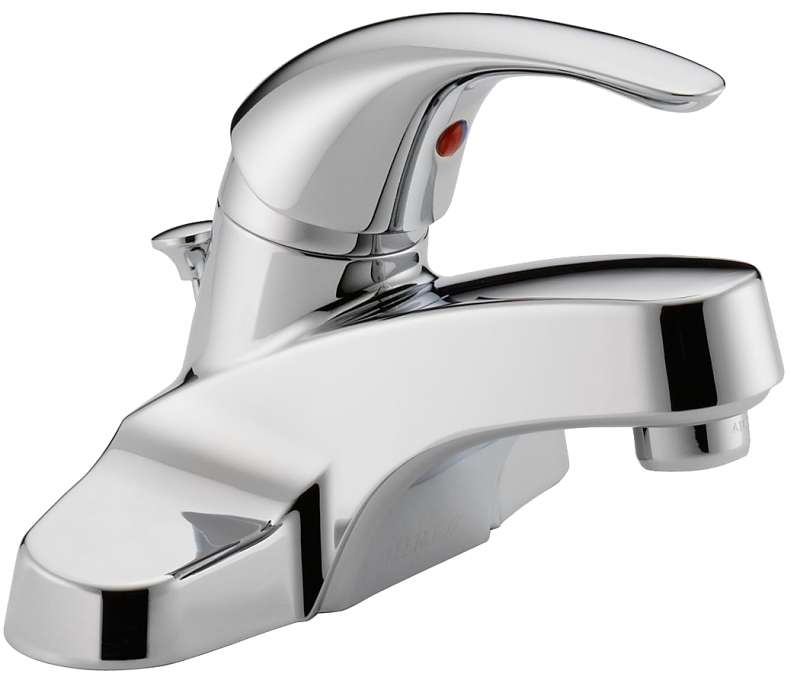 88072 Peerless, Single Lever Bathroom Faucet, 4" Center, With Pop Up