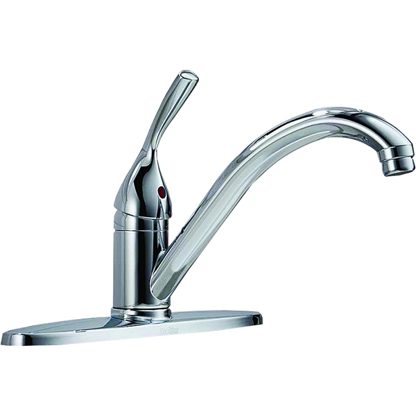 88074 Delta 100-DST Kitchen Faucet Single Lever, Chrome