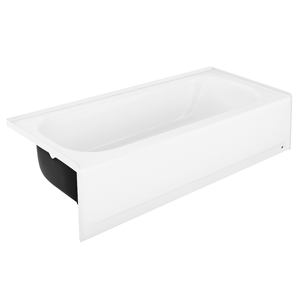 88120 Steel Bathtub 4' Left Hand, White