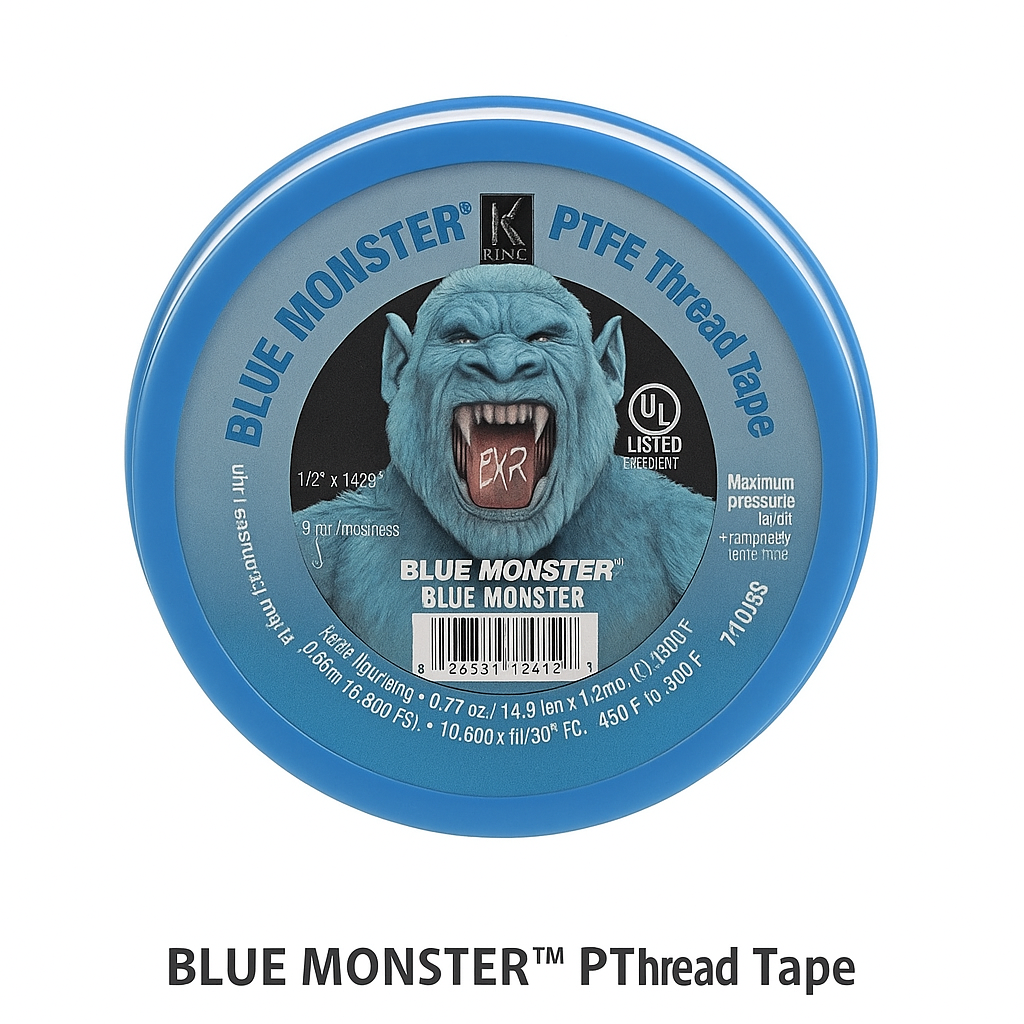 89212 Blue Teflon Tape 3/4" 120' Blue Monster