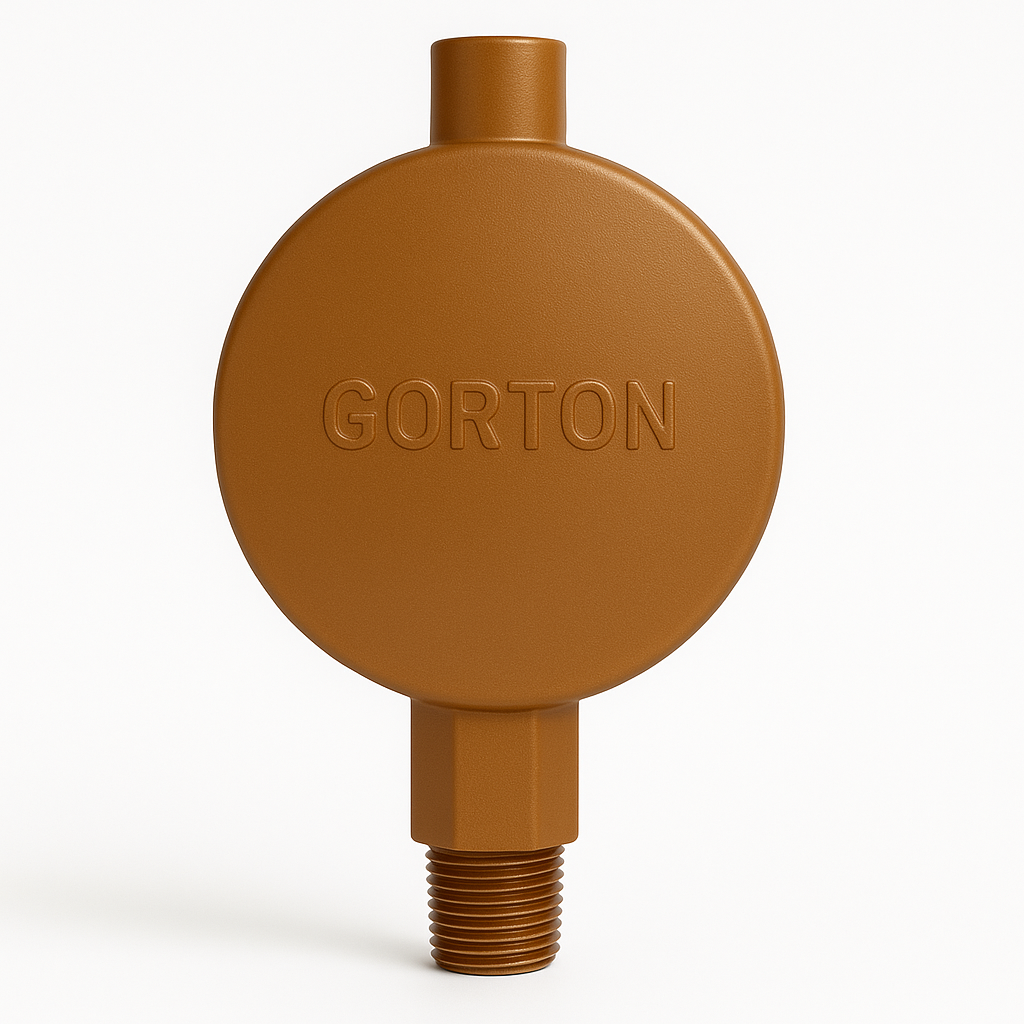 Gorton # D, 1/4&quot; Straight Steam Convector Air Valve, Vapor Equalizing