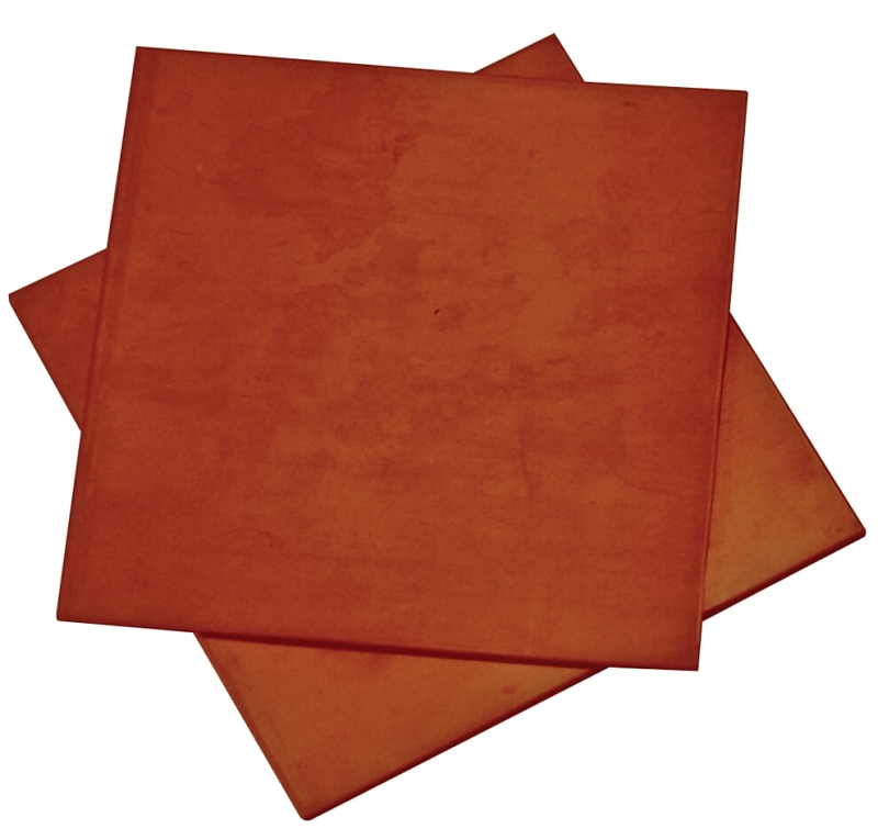 89344 Red Rubber Sheet Packing 6" x 6"
